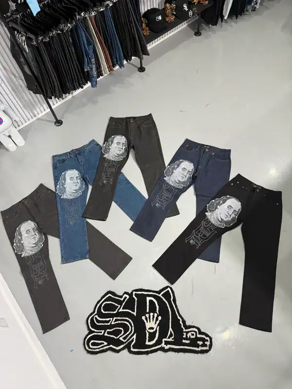 SDL WHITE BENJI JEANS