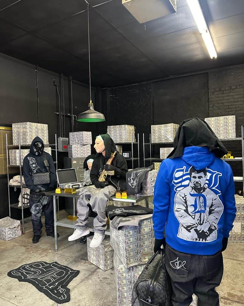 Sky Da Limit Clothing Brand December sale banner showcasing trendy streetwear hoodies, joggers, and jackets with up to 70% off and free home delivery offer.