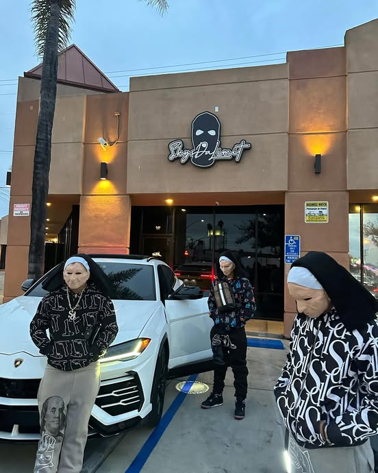 This is a picture of the physical store of the Sky Da Limit clothing brand, also known as the SDL Clothing brand.